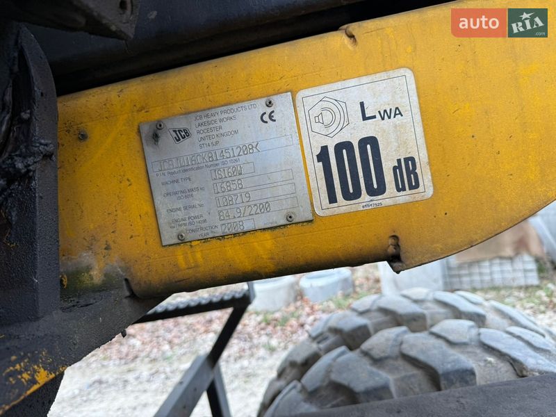 Колісний екскаватор JCB JS 160 2008 в Львові фото 16 Колісний екскаватор JCB JS 160 2008 в Львові