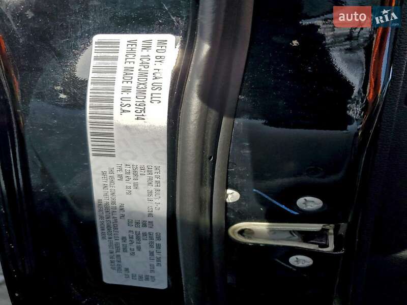 Внедорожник / Кроссовер Jeep Cherokee 2021 в Днепре