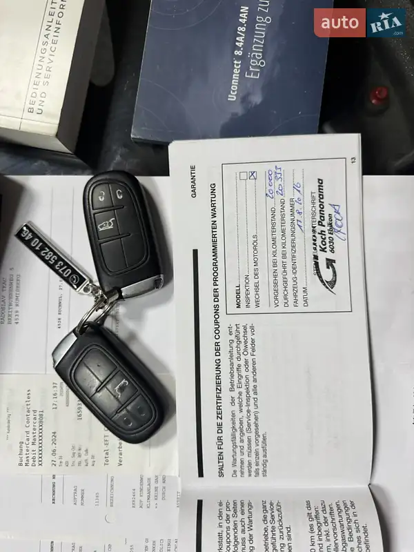 Внедорожник / Кроссовер Jeep Cherokee 2015 в Киеве документ
