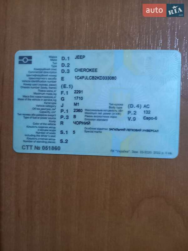 Внедорожник / Кроссовер Jeep Cherokee 2018 в Одессе