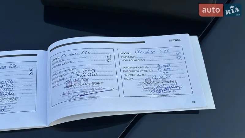 Внедорожник / Кроссовер Jeep Cherokee 2015 в Самборе документ