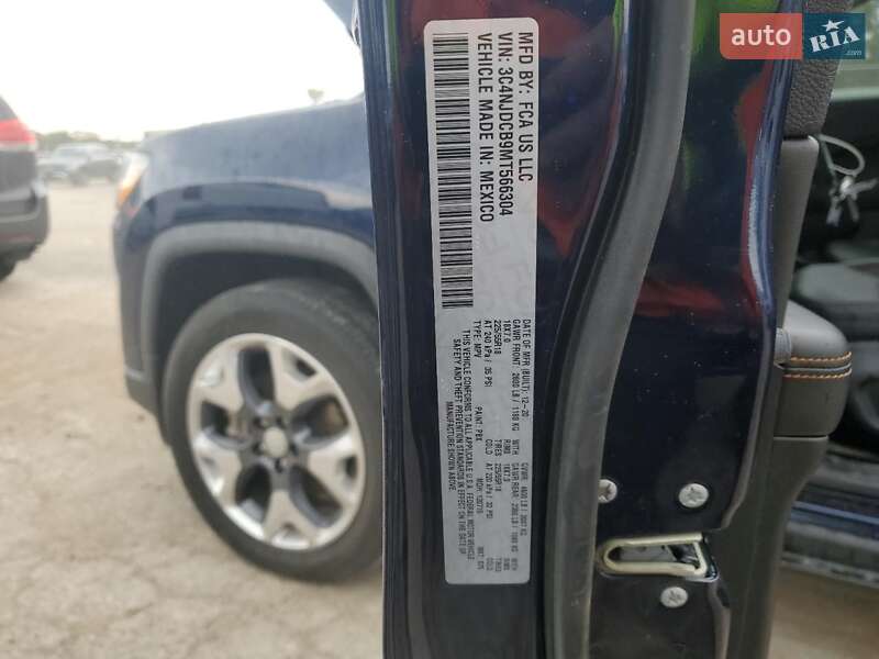 Внедорожник / Кроссовер Jeep Compass 2021 в Львове