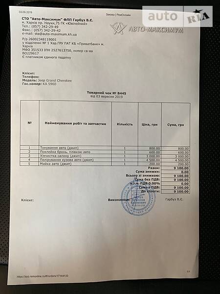 Позашляховик / Кросовер Jeep Grand Cherokee 2015 в Рівному