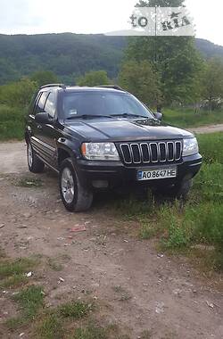 Внедорожник / Кроссовер Jeep Grand Cherokee 2002 в Тячеве