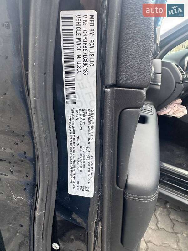 Внедорожник / Кроссовер Jeep Grand Cherokee 2020 в Львове