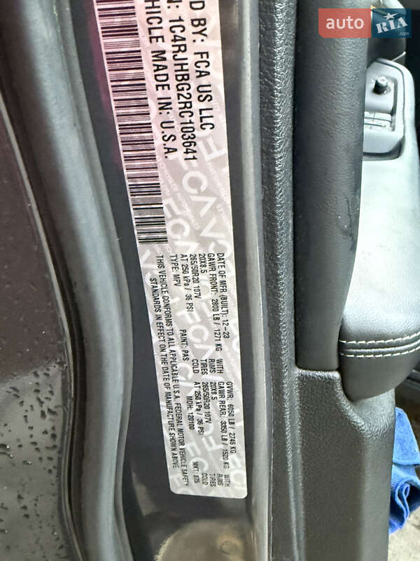 Позашляховик / Кросовер Jeep Grand Cherokee 2023 в Одесі