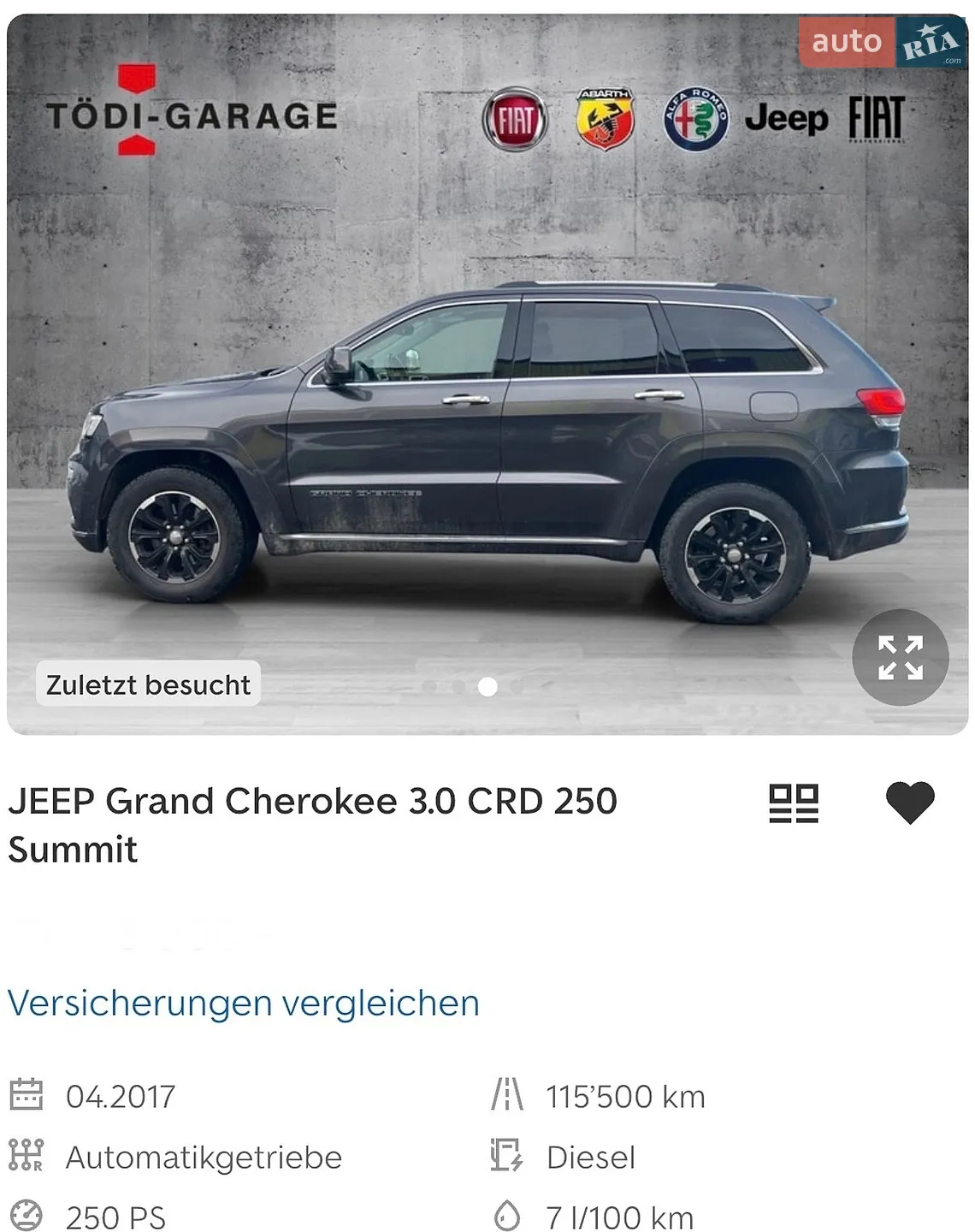 2017 Jeep Grand Cherokee - мініатюра 264