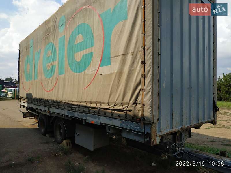 Бортовий напівпричіп Kassbohrer 418-17 1998 в Одесі