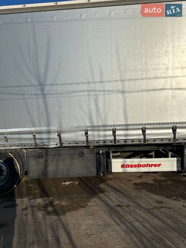 Тентований борт (штора) - напівпричіп Kassbohrer Maxima 2022 в Львові