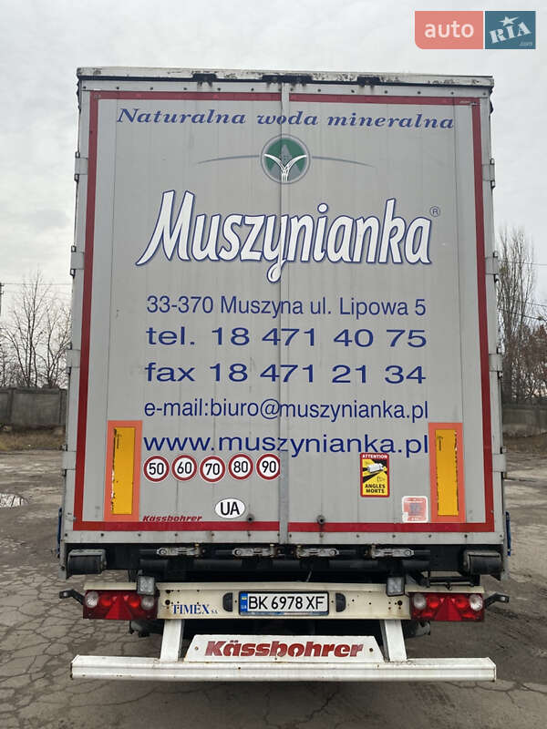 Тентований борт (штора) - напівпричіп Kassbohrer Maxima 2015 в Бучі