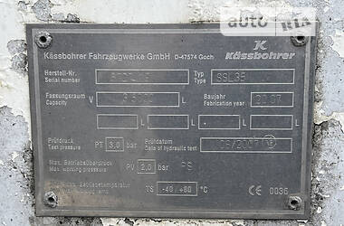 Цистерна напівпричіп Kassbohrer SSL 2007 в Бурштині