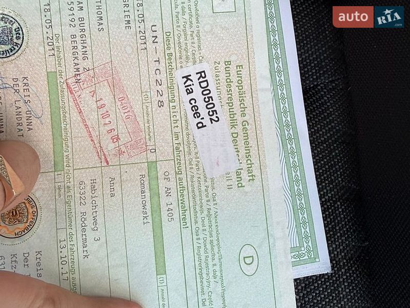 Універсал Kia Ceed 2011 в Вінниці фото 105 Універсал Kia Ceed 2011 в Вінниці