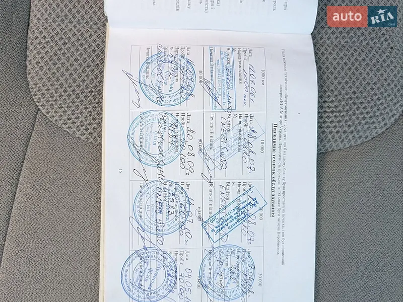 Седан Kia Cerato 2006 в Богородчанах документ