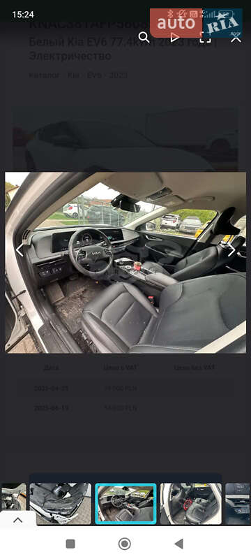 Внедорожник / Кроссовер Kia EV6 2023 в Умани