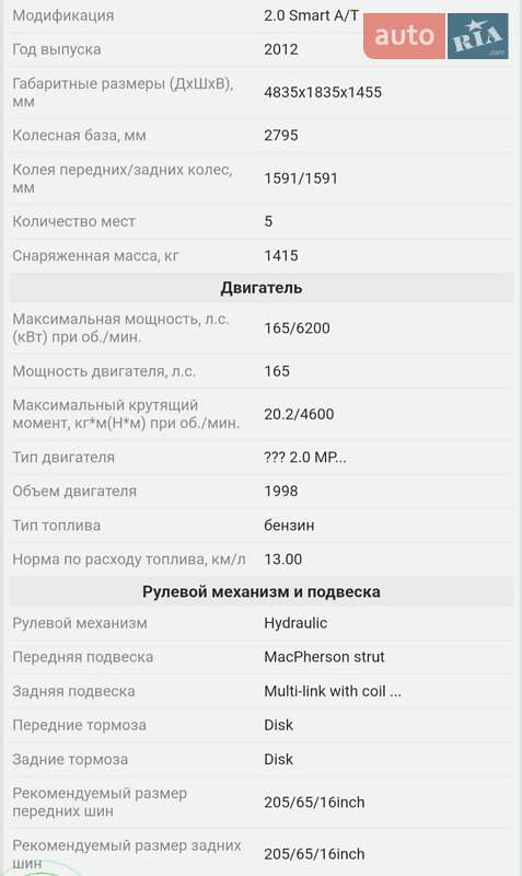 Седан Kia K5 2012 в Кривом Роге