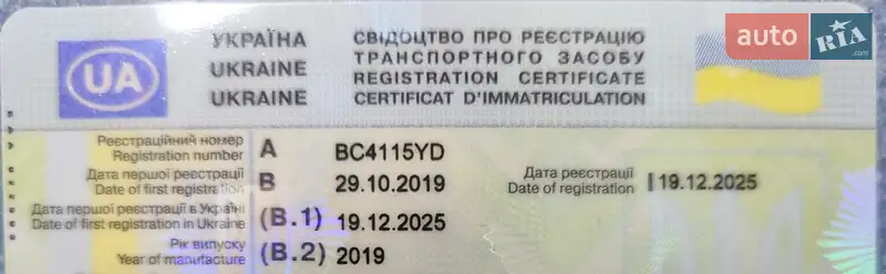 Внедорожник / Кроссовер Kia Niro 2019 в Дрогобыче документ