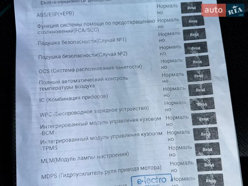 Внедорожник / Кроссовер Kia Niro 2019 в Виннице документ