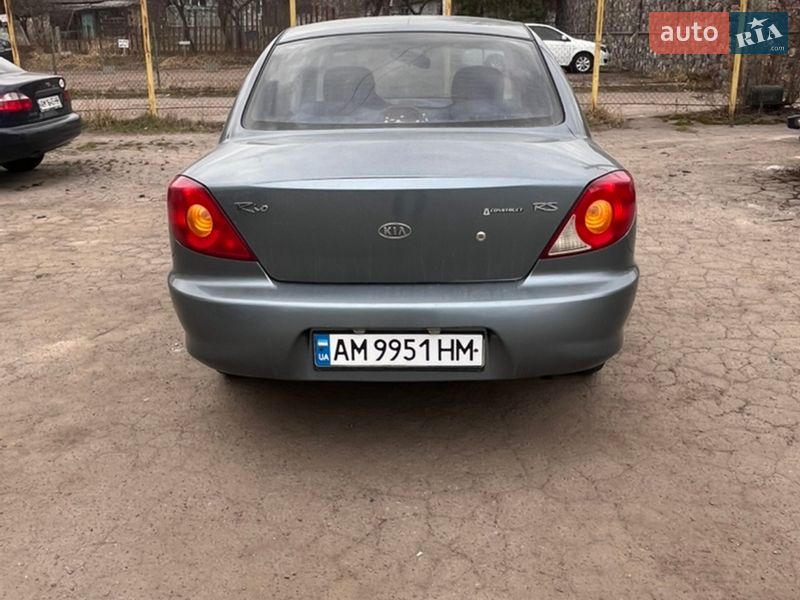 Седан Kia Rio 2002 в Житомире фото 2 Седан Kia Rio 2002 в Житомире