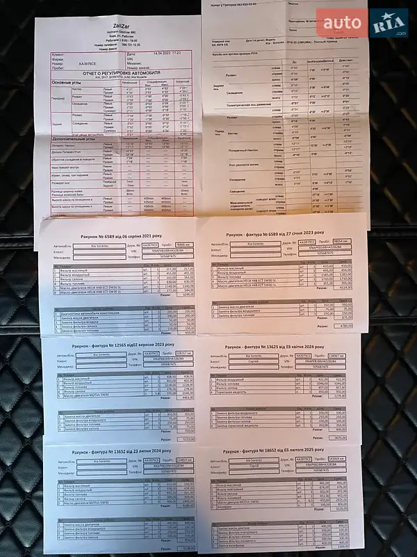 Внедорожник / Кроссовер Kia Sorento 2017 в Киеве документ