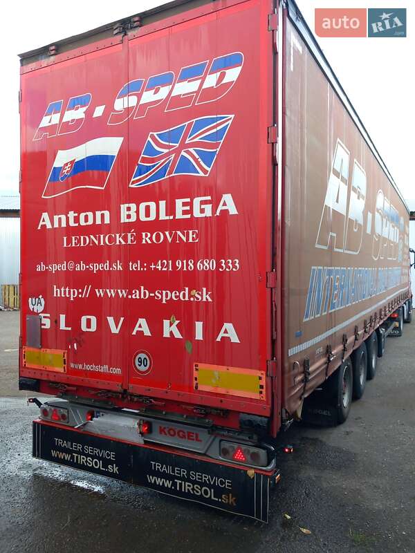 Тентованный борт (штора) - полуприцеп Kogel BPW 2007 в Хусте фото 4 Тентованный борт (штора) - полуприцеп Kogel BPW 2007 в Хусте