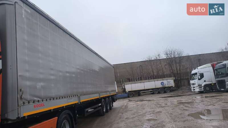 Тентований борт (штора) - напівпричіп Kogel S 24 2014 в Львові