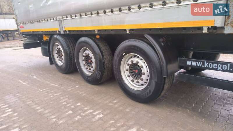 Тентований борт (штора) - напівпричіп Kogel S 24 2014 в Львові