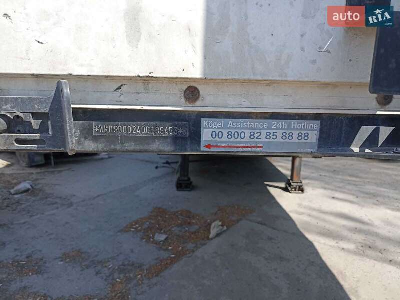 Тентованный борт (штора) - полуприцеп Kogel S 24 2015 в Днепре