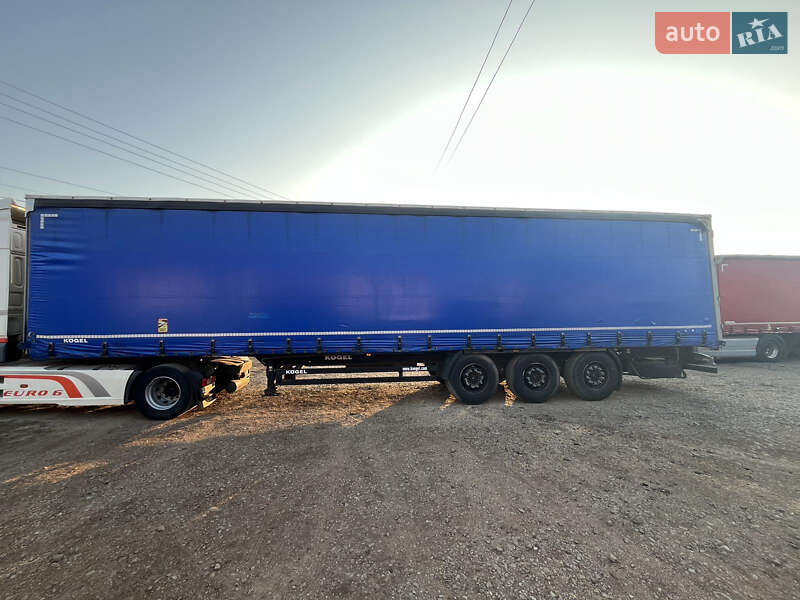 Тентований борт (штора) - напівпричіп Kogel S 24 2011 в  фото Тентований борт (штора) - напівпричіп Kogel S 24 2011 в
