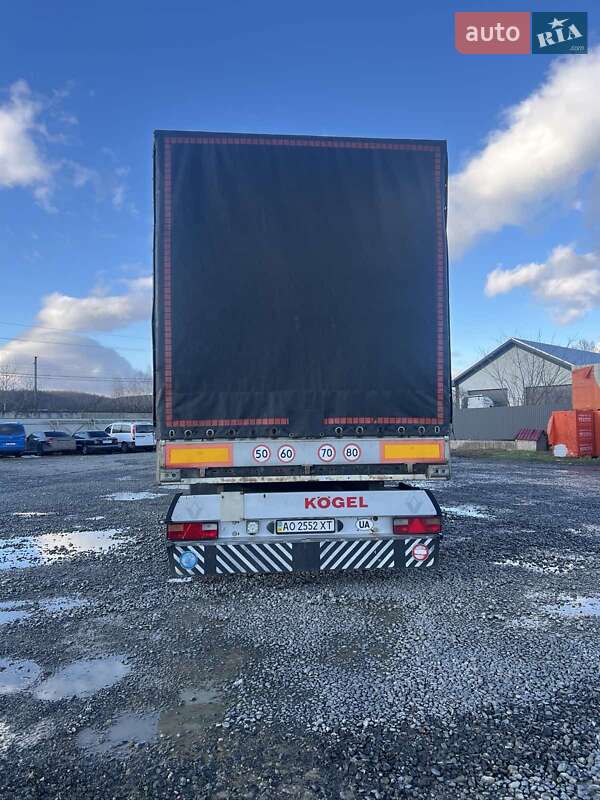 Тентованный борт (штора) - прицеп Kogel S 24 2006 в Иршаве