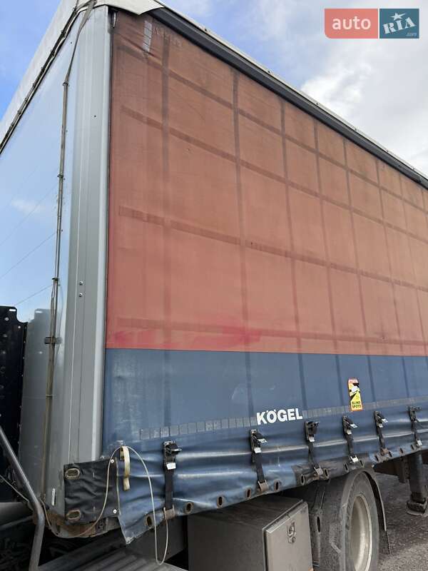 Тентований борт (штора) - напівпричіп Kogel S 24 2013 в Ковелі
