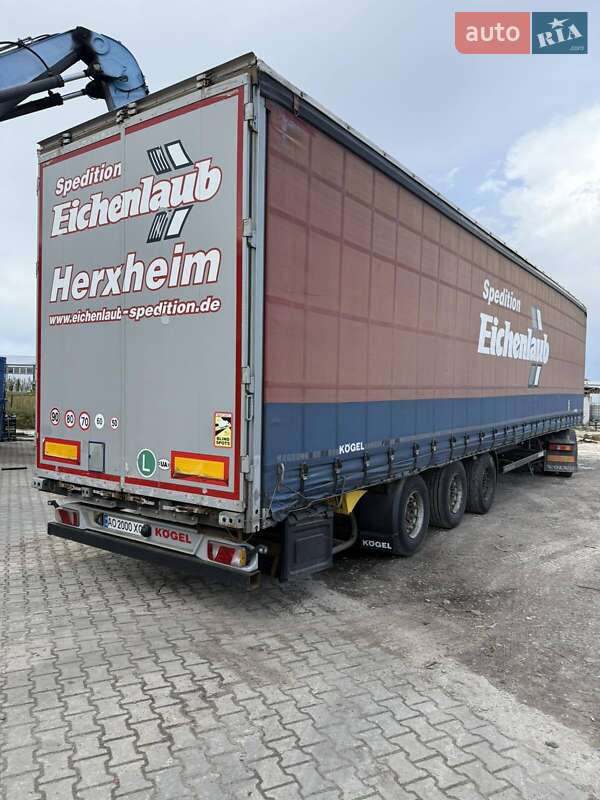 Тентований борт (штора) - напівпричіп Kogel S 24 2013 в Ковелі