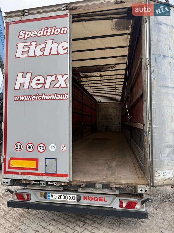 Тентований борт (штора) - напівпричіп Kogel S 24 2013 в Ковелі