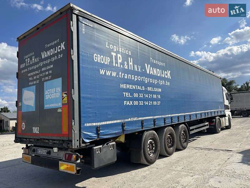 Тентований борт (штора) - напівпричіп Kogel S 24 2015 в Львові фото Тентований борт (штора) - напівпричіп Kogel S 24 2015 в Львові