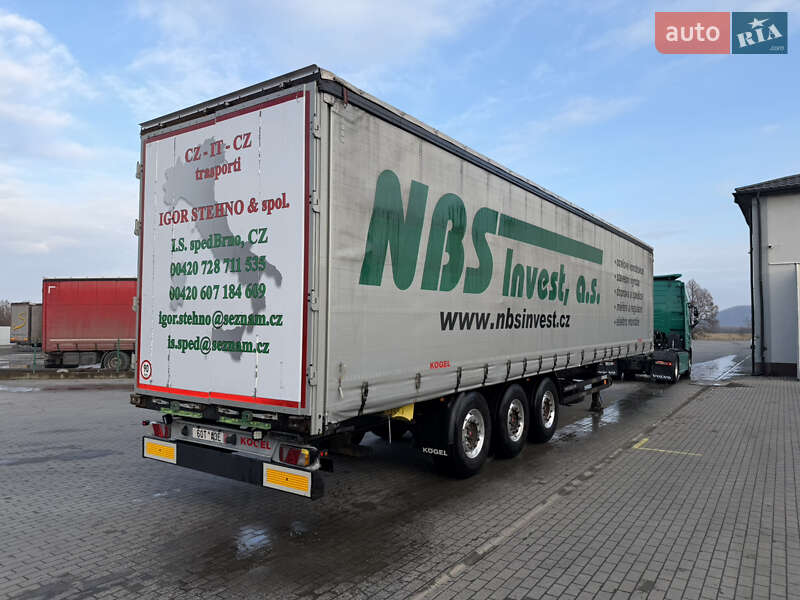 Тентованный борт (штора) - полуприцеп Kogel S 24 2017 в Тячеве фото 3 Тентованный борт (штора) - полуприцеп Kogel S 24 2017 в Тячеве