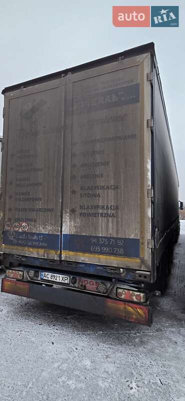 Тентований борт (штора) - напівпричіп Kogel S 24 2008 в Луцьку