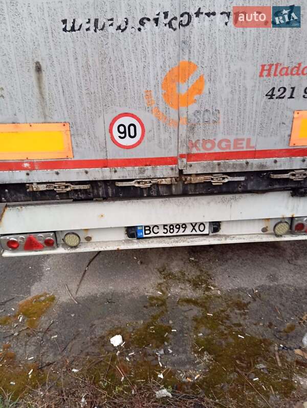 Тентованный борт (штора) - полуприцеп Kogel S 24 2008 в Львове