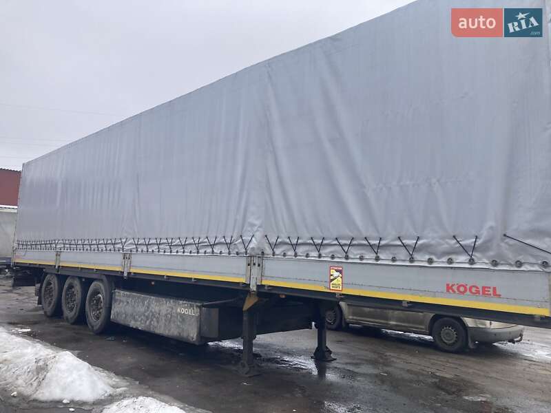 Тентований борт (штора) - напівпричіп Kogel S 24 2011 в Луцьку