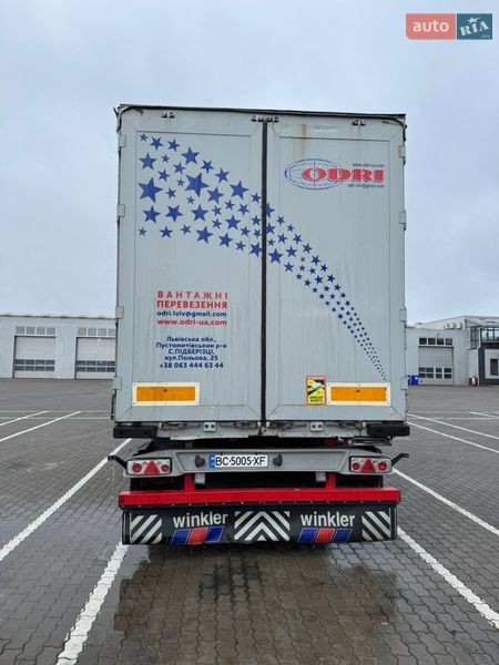 Тентованный борт (штора) - полуприцеп Kogel S 24 2008 в Львове