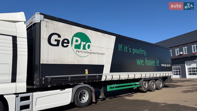 Тентований борт (штора) - напівпричіп Kogel S 24 2013 в Києві