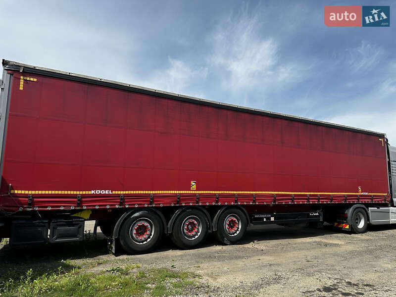 Тентований борт (штора) - напівпричіп Kogel SAAF 2016 в Луцьку