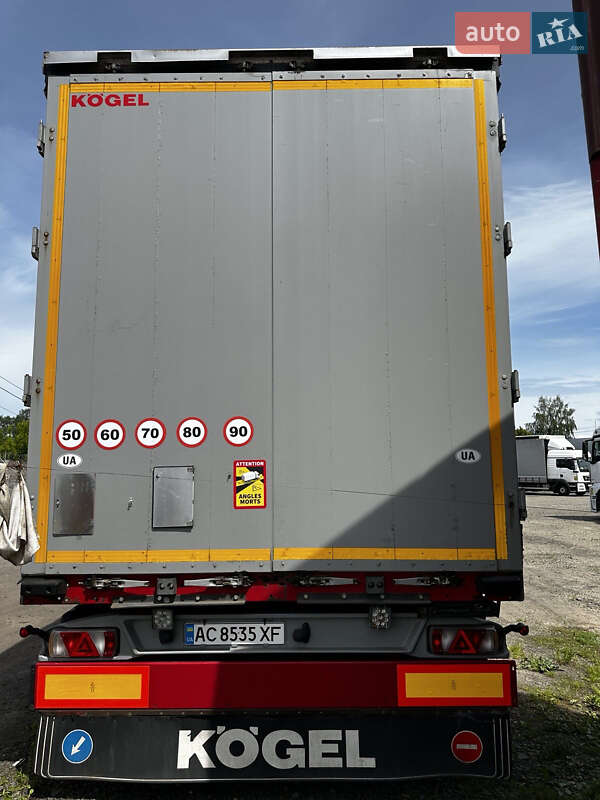 Тентований борт (штора) - напівпричіп Kogel SAAF 2016 в Луцьку