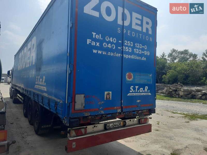 Тентований борт (штора) - напівпричіп Kogel SAF 2012 в Калуші