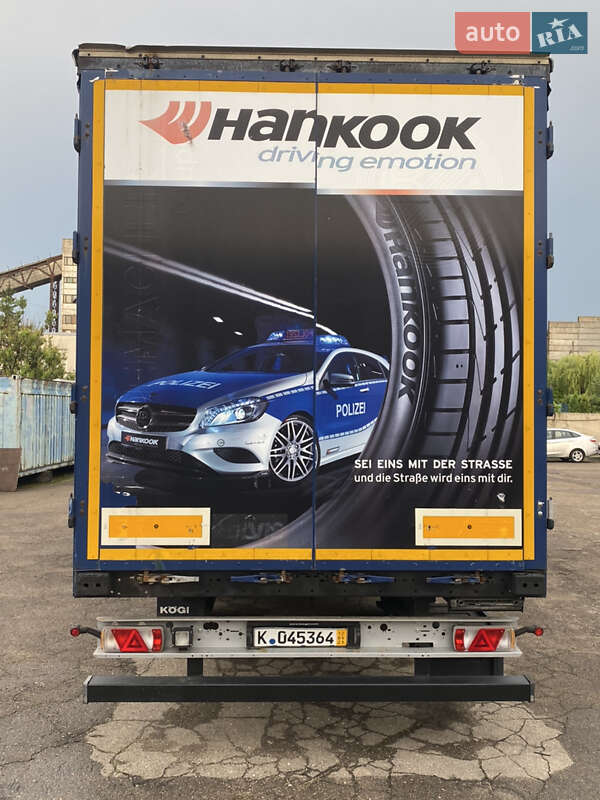 Тентований борт (штора) - напівпричіп Kogel SAF 2015 в Луцьку