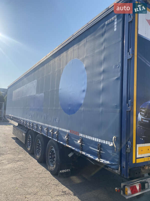 Тентований борт (штора) - напівпричіп Kogel SAF 2015 в Луцьку