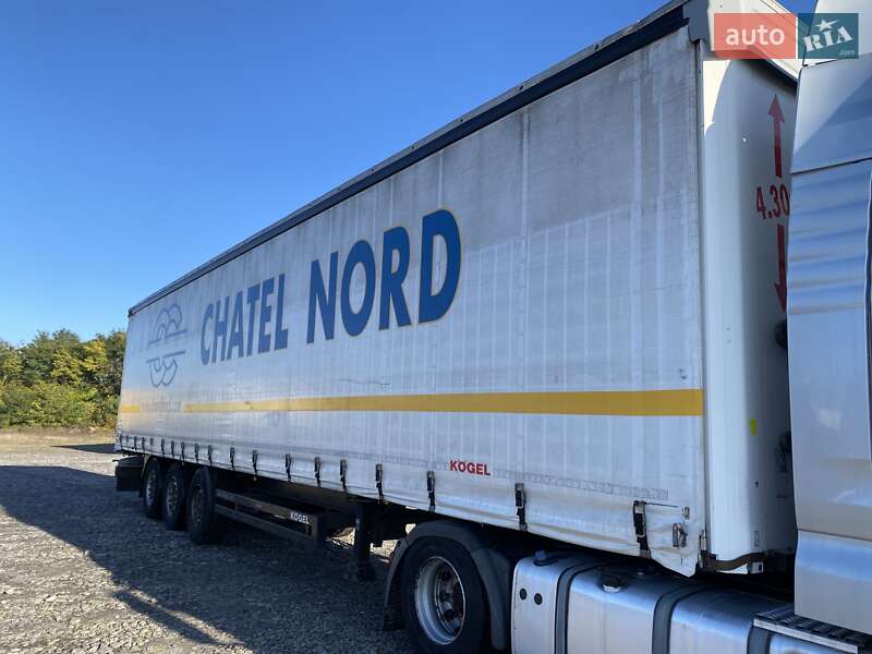 Тентованный борт (штора) - полуприцеп Kogel SAF 2015 в Виннице