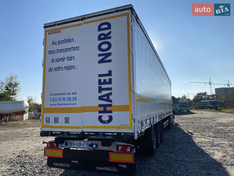 Тентованный борт (штора) - полуприцеп Kogel SAF 2015 в Виннице