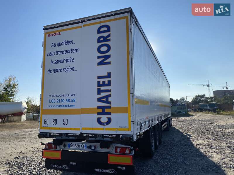 Тентованный борт (штора) - полуприцеп Kogel SAF 2015 в Виннице