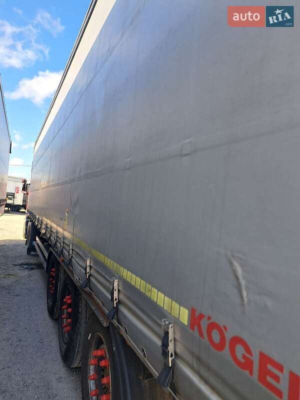 Тентованный борт (штора) - полуприцеп Kogel SAF 2013 в Подольске
