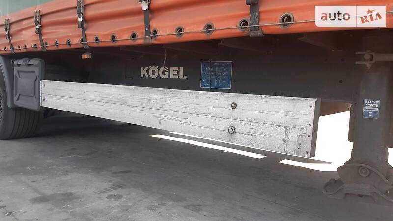Тентованный борт (штора) - полуприцеп Kogel SN 24 2008 в Маневичах