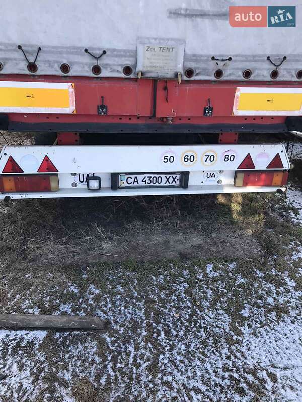 Тентованный борт (штора) - полуприцеп Kogel SN 24 2000 в Золотоноше